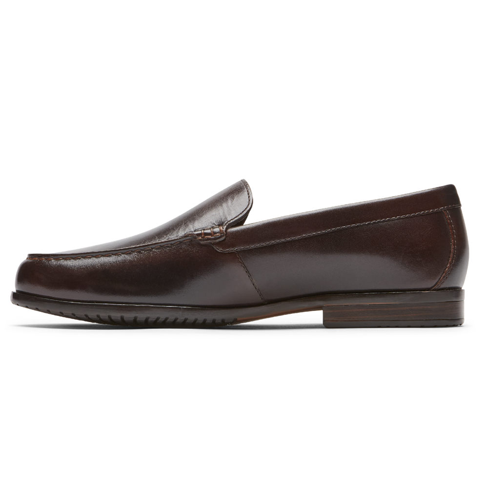 Rockport Singapore Mens Slip-On - Classic Lite 2 Venetian Dark Brown - LM2830476